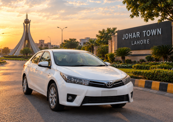 Johar Town Entrance at Golden Hour