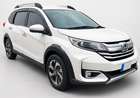 White Honda SUV Studio Showcase